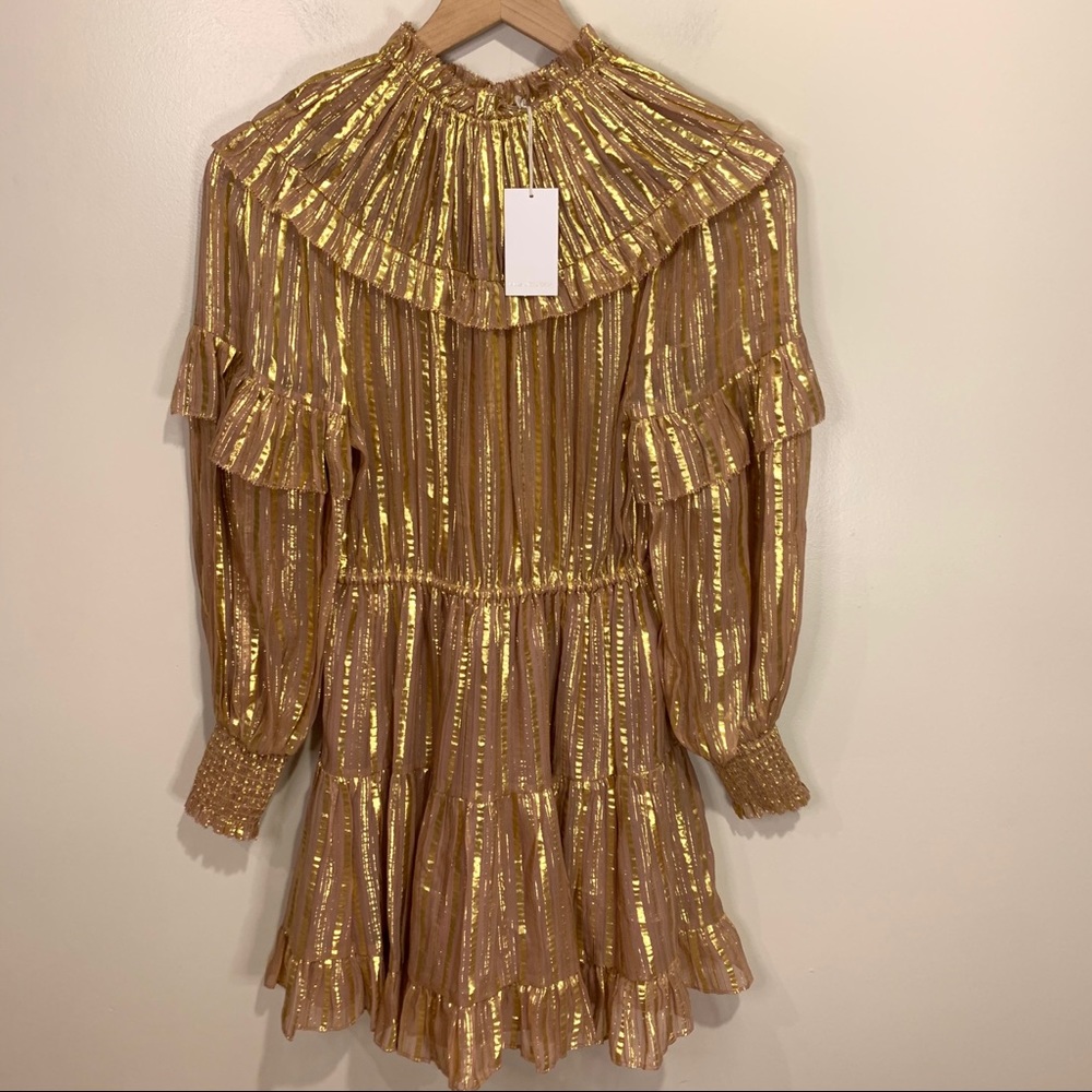 NEW ULLA JOHNSON Rose Averil Mini Dress - Picture 2 of 15